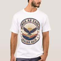 Wings as Eagles Isaiah 40:31 Vintage Bible Stamp