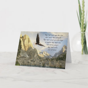 Wings As Eagles Isaiah 4o:31 Card