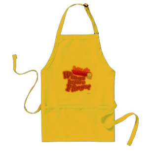 Wings Before Flings Chicken motto Standard Apron