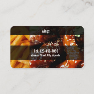 wings business card