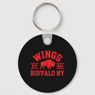 Wings Est 1964 Buffalo NY Key Ring
