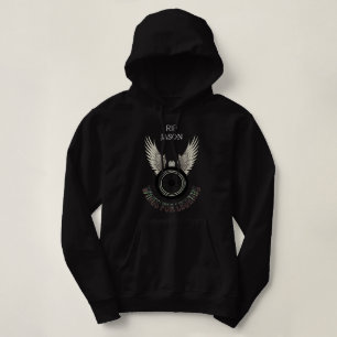 Wings for legends, Memorial Personalise Customise Hoodie