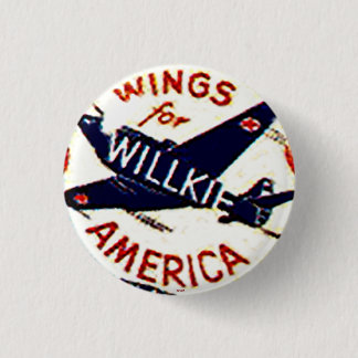 Wings for Willkie - Button