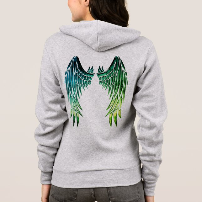 wings hoodie (Back)