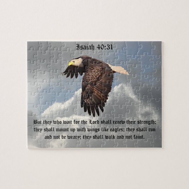 WINGS LIKE EAGLES JIGSAW PUZZLE (Horizontal)