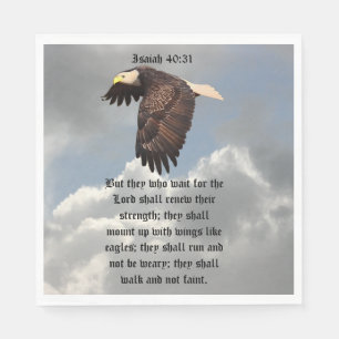 WINGS LIKE EAGLES NAPKIN