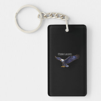 Wings Loaded – Powerful Eagle Graphic Key Ring