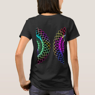 Wings Mandala Colourful Faith Spirit Galaxy Fun T-Shirt