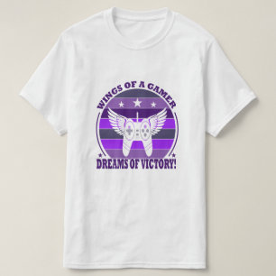 Wings of a Gamer T-Shirt – Dreams of Victory Gamin