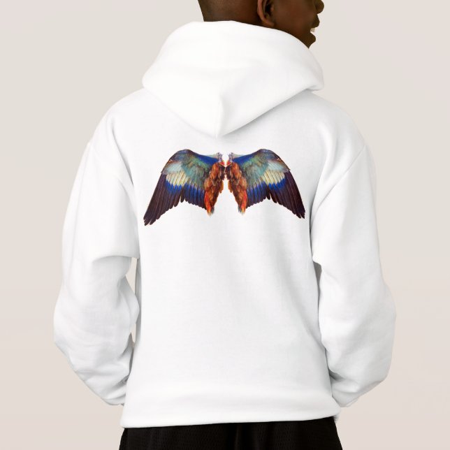 WINGS OF AN EUROPEAN ROLLER (Back)