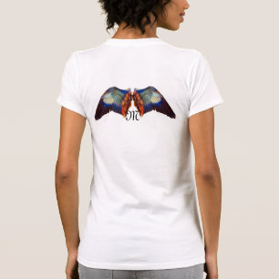 WINGS OF AN EUROPEAN ROLLER MONOGRAM T-Shirt