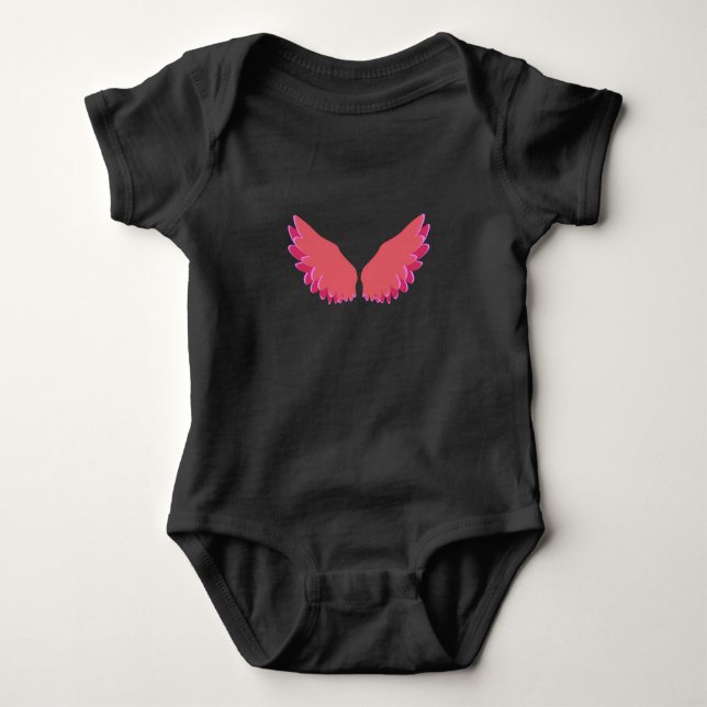 Wings of Angel Baby Bodysuit (Front)