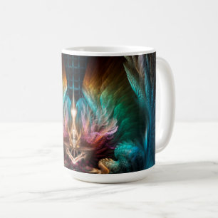 Wings Of Artillian Abstract Fractal Wing Art Coffee Mug