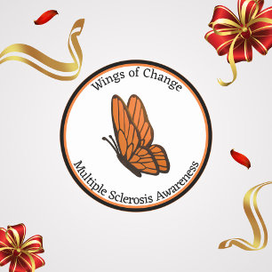 Wings of Change MS Awareness Sticker