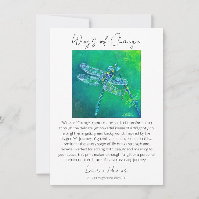 Wings of Change Story Card (Front)