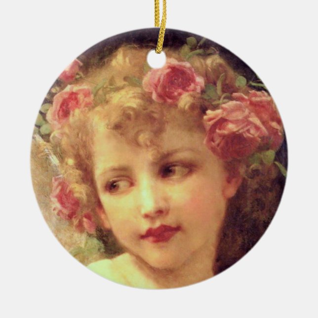Wings Of Desire - Guillaume Seignac Ceramic Tree Decoration (Front)