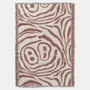 Wings of Echo Desert Shadow Throw Blanket