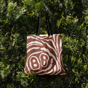 Wings of Echo Rust Clay Pale Sand Tote Bag