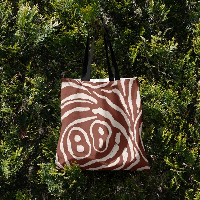 Wings of Echo Rust Clay Pale Sand Tote Bag (Creator Uploaded)