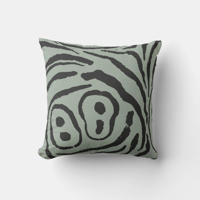 Wings of Echo Smoky Forest Cushion (Front)