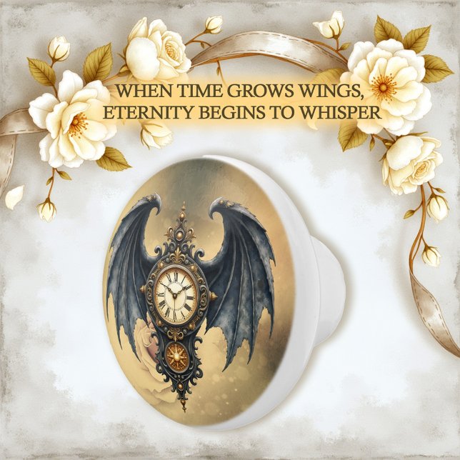 Wings of Eternity – The Timeless Guardian. Ceramic Knob (Creator Uploaded)