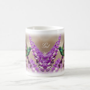 Wings of Faith Sparkling Violet-ears Hummingbird Coffee Mug