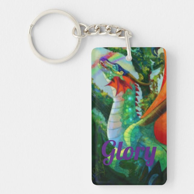 Wings of fire Glory, Acrylic Keychain (Front)