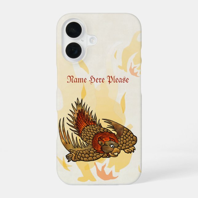 Wings Of Fire iPhone 16 Case (Back)