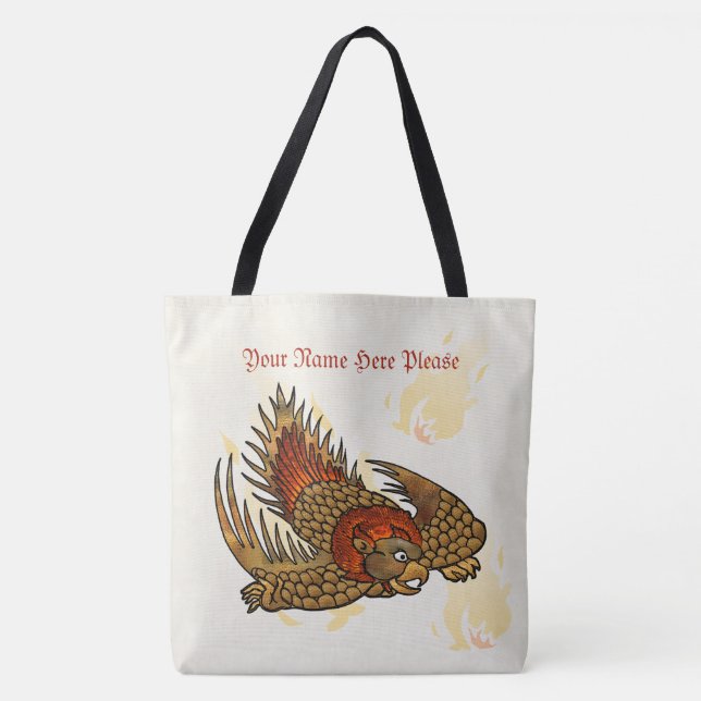 Wings Of Fire Tote Bag (Front)