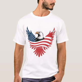Wings of Freedom – American Eagle USA T-Shirt