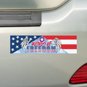 Wings of Freedom Bumper Sticker