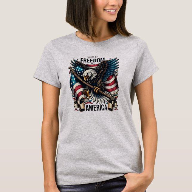 Wings Of Freedom T-Shirt (Front)