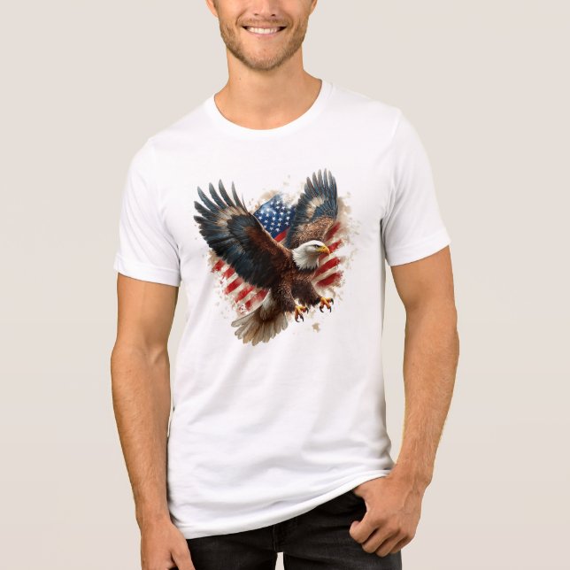 Wings of Freedom Tri-Blend Shirt (Front)