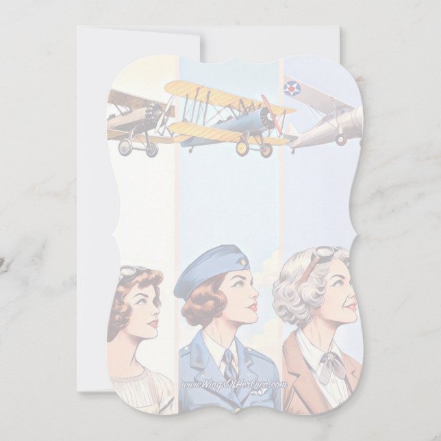 Wings of Her Own notecards (Front)