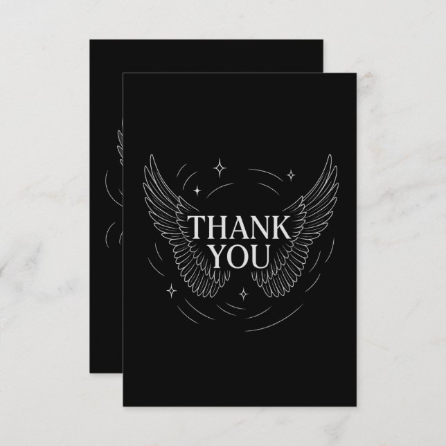 Wings of Kindness Thank You Card (Front/Back)