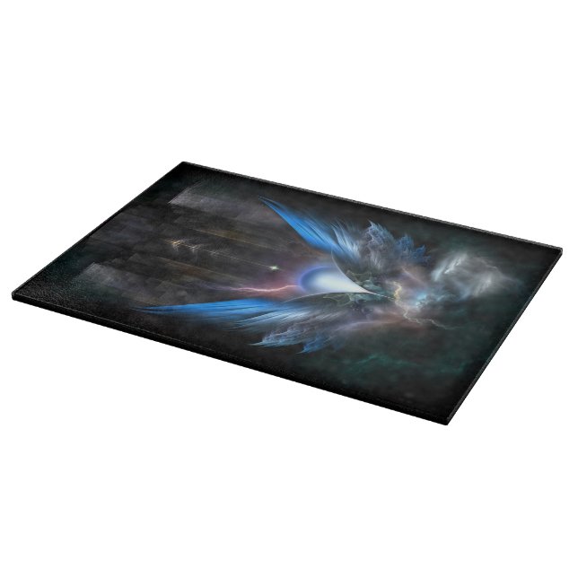 Wings Of Light Glass Cutting Board (Corner)