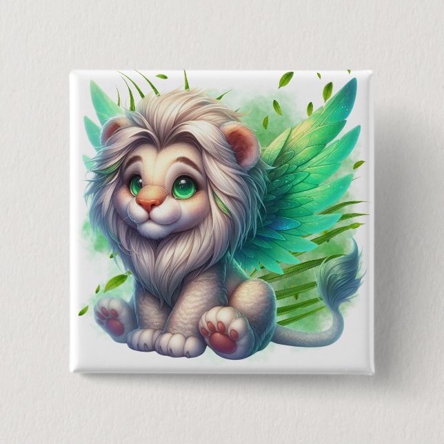 Wings of Resilience 15 Cm Square Badge (Front)