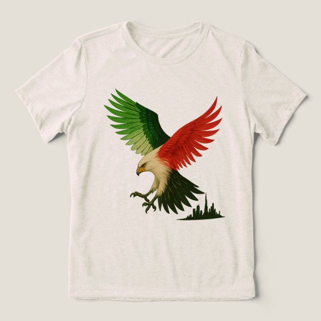 Wings of the Dunes Tri-Blend Shirt (Design Front)