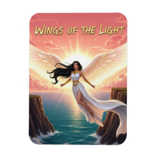 Wings of the Light – Angelic Sunrise Magnet