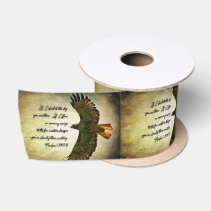 Wings of the Morning Inspirational Satin Ribbon