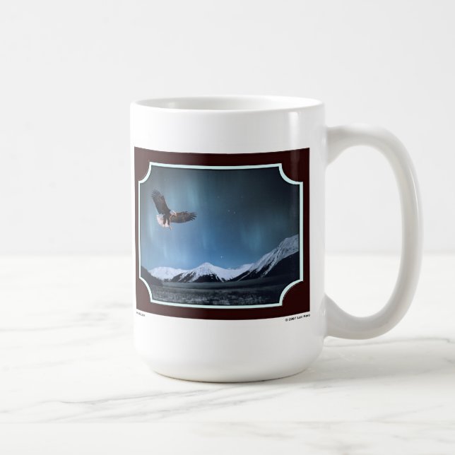"Wings of the Night" Eagle Coffee Mug (Right)
