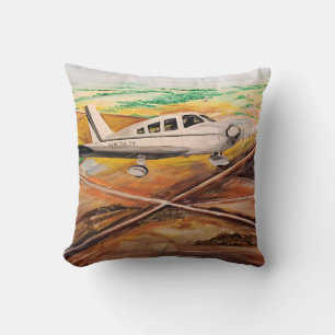 Wings Over Kansas Cushion