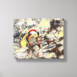 "Wings Over the Dock: A Peaceful Escape" Canvas Print