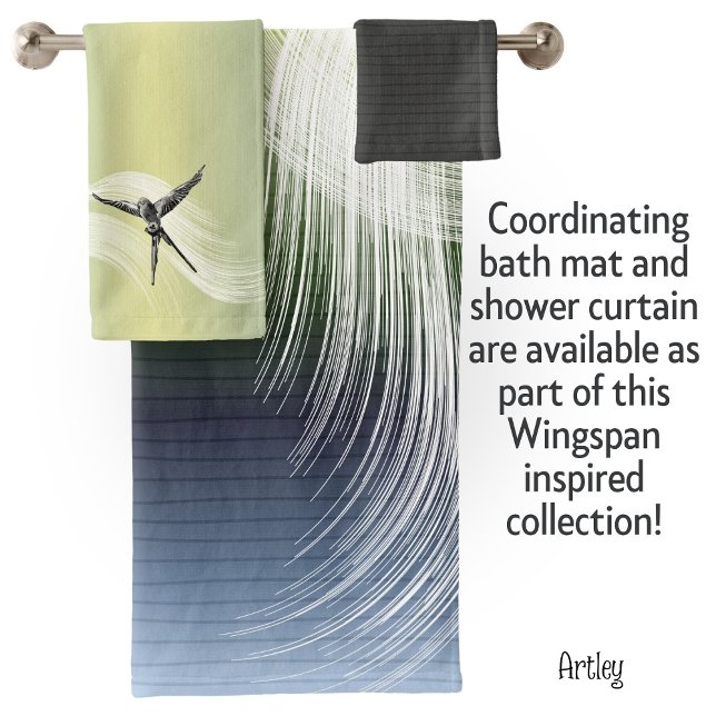 Wingspan Inspired Board Game Tabletop Gamer Pastel Bath Towel Set (Creator Uploaded)