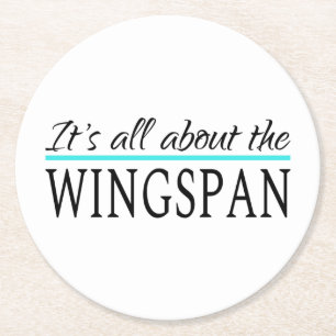 Wingspan Round Paper Coaster