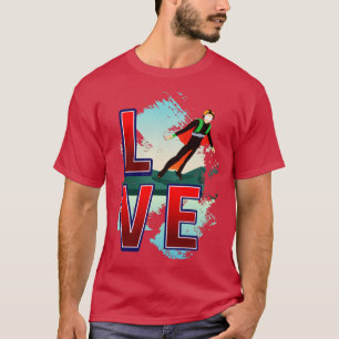 Wingsuit Love Extreme Sport Free Fall  T-Shirt
