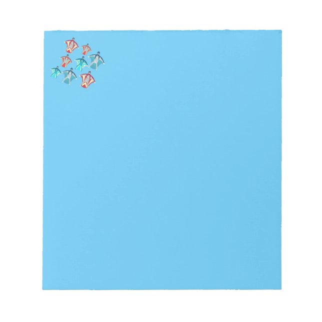 Wingsuit Skydiving Themed Notepad (Front)