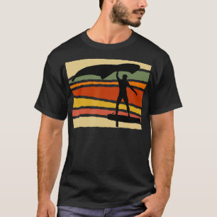 Wingsurf Wingfoil Wing Foil Surf Retro Surfer T-Shirt