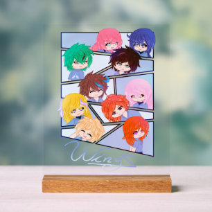 Wingz Multi Character Acrylic Sign