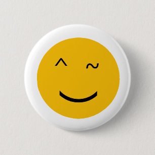 Wink 6 Cm Round Badge